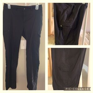 North Face Women’s size 4, black tactical pants.